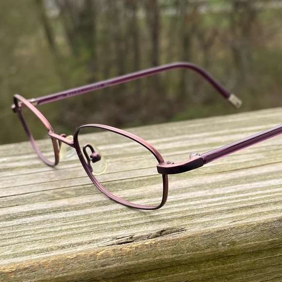 Ralph Lauren vintage wire frames burgundy red - Picture 3 of 9